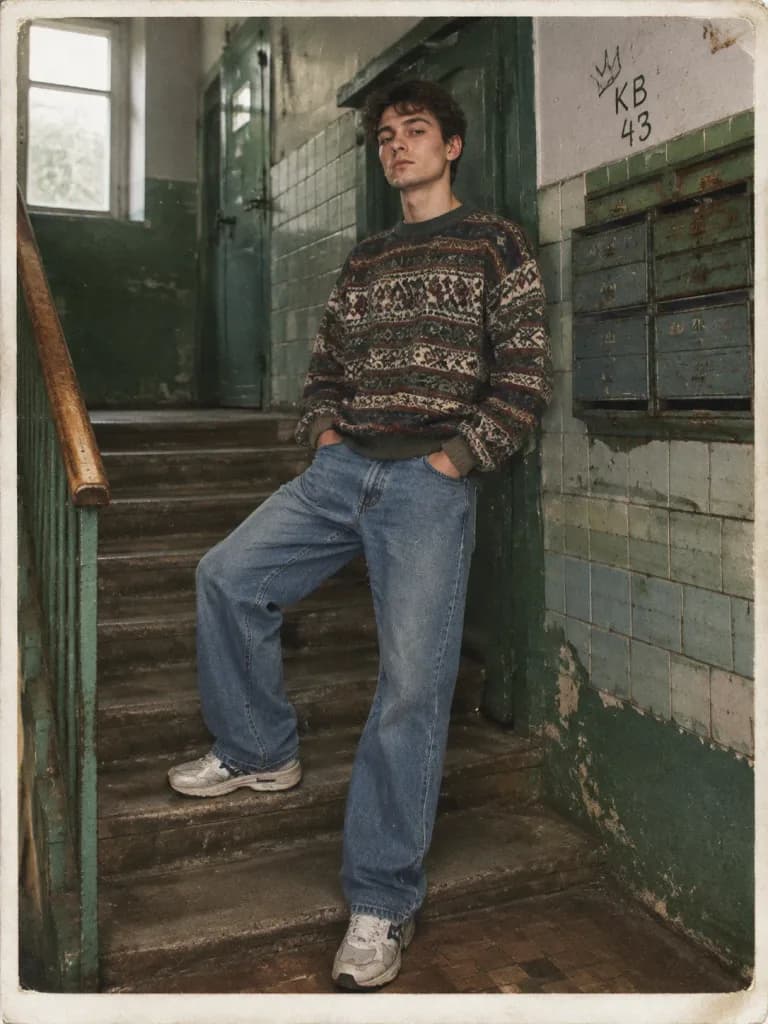 Vintage Russian Apartment Editorial Portrait