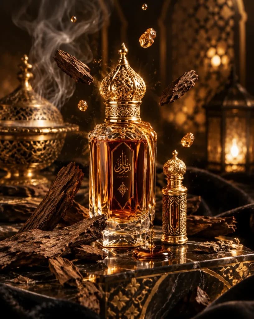 Arabian Luxury Attar Perfume Product Photography