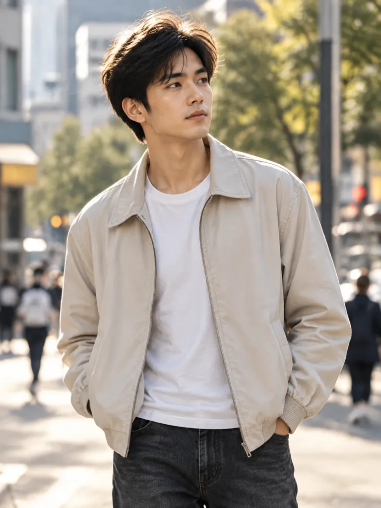 Cinematic Daylight Urban Street Portrait