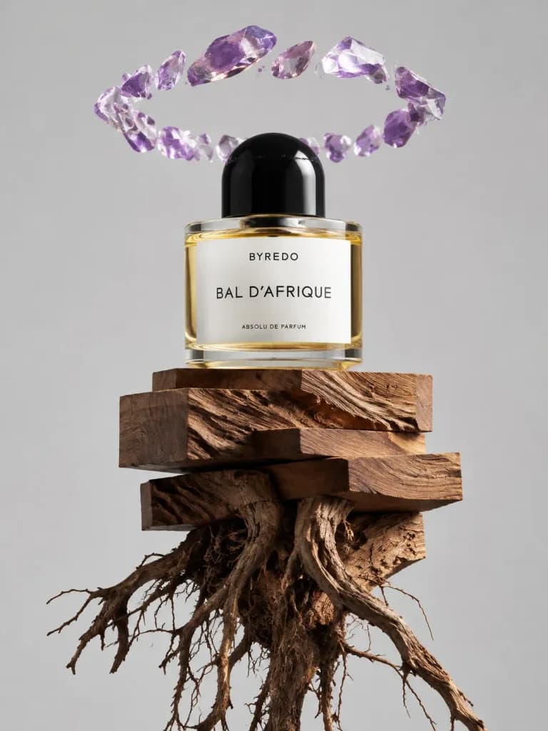 Luxury Perfume with Crystal Halo