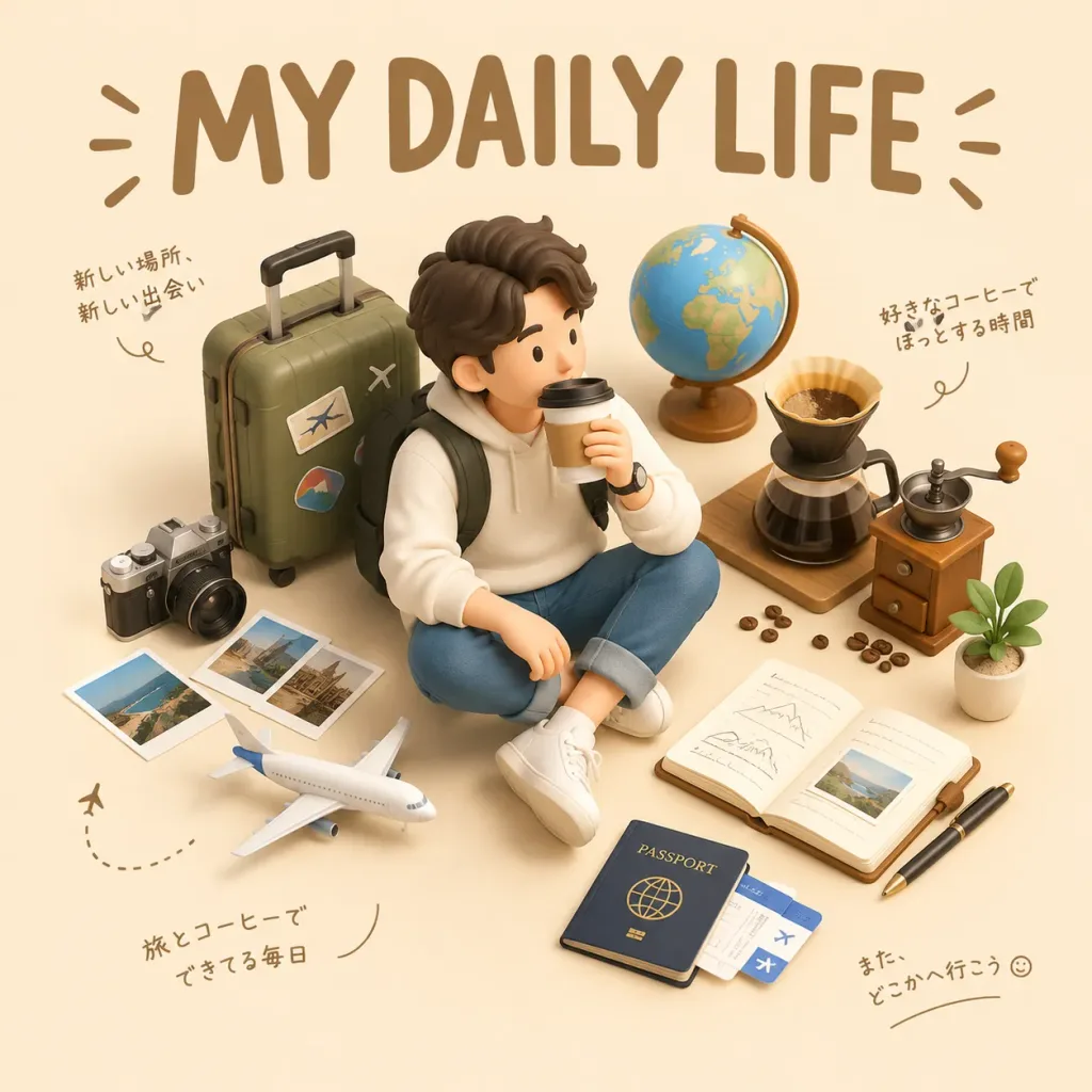 3D Cartoon Profile Miniature Scene