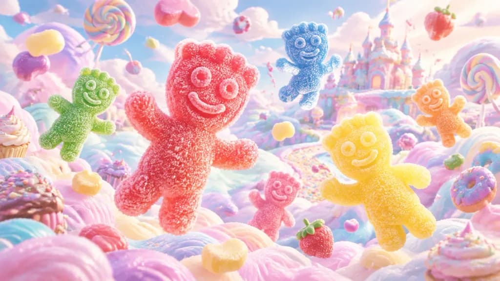 Pastel Sour Patch Candyland