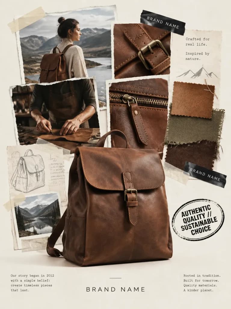Scrapbook Moodboard Product Collage Poster
