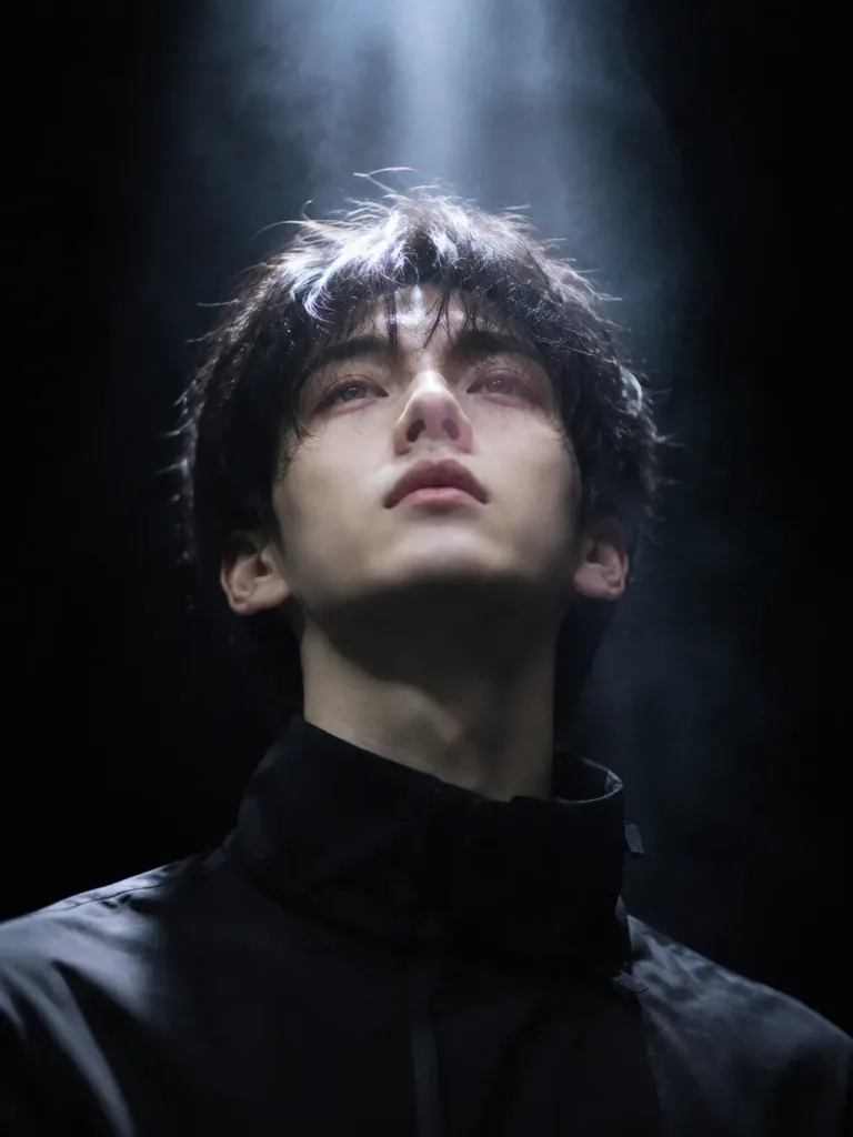 드라마틱한 탑 라이트 시네마틱 초상화