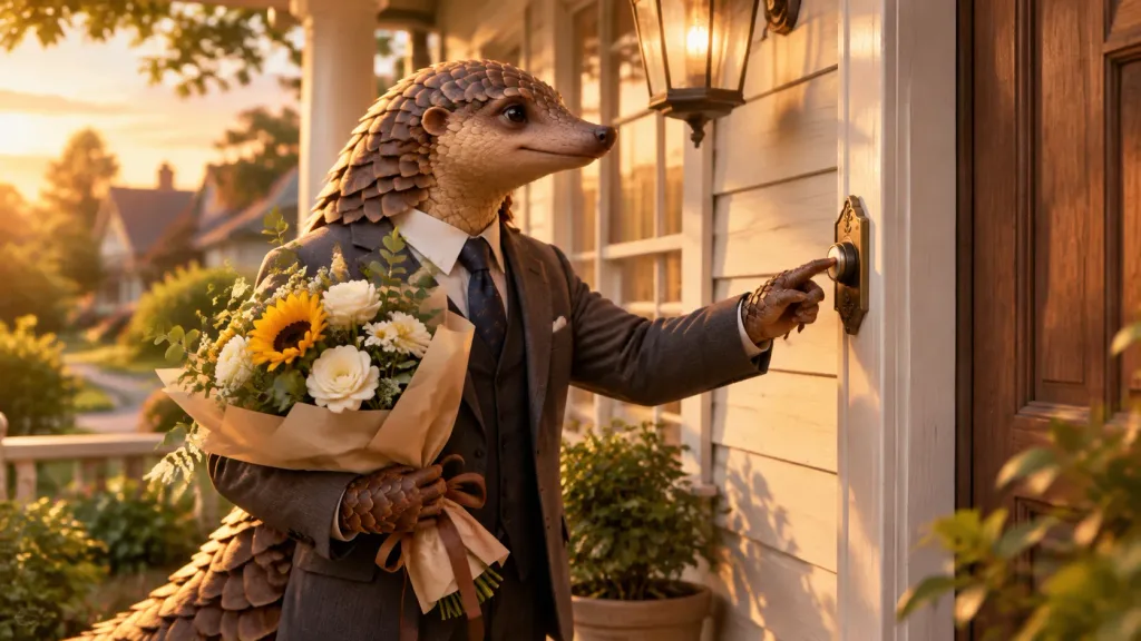 Dapper Pangolin on a Doorstep Date