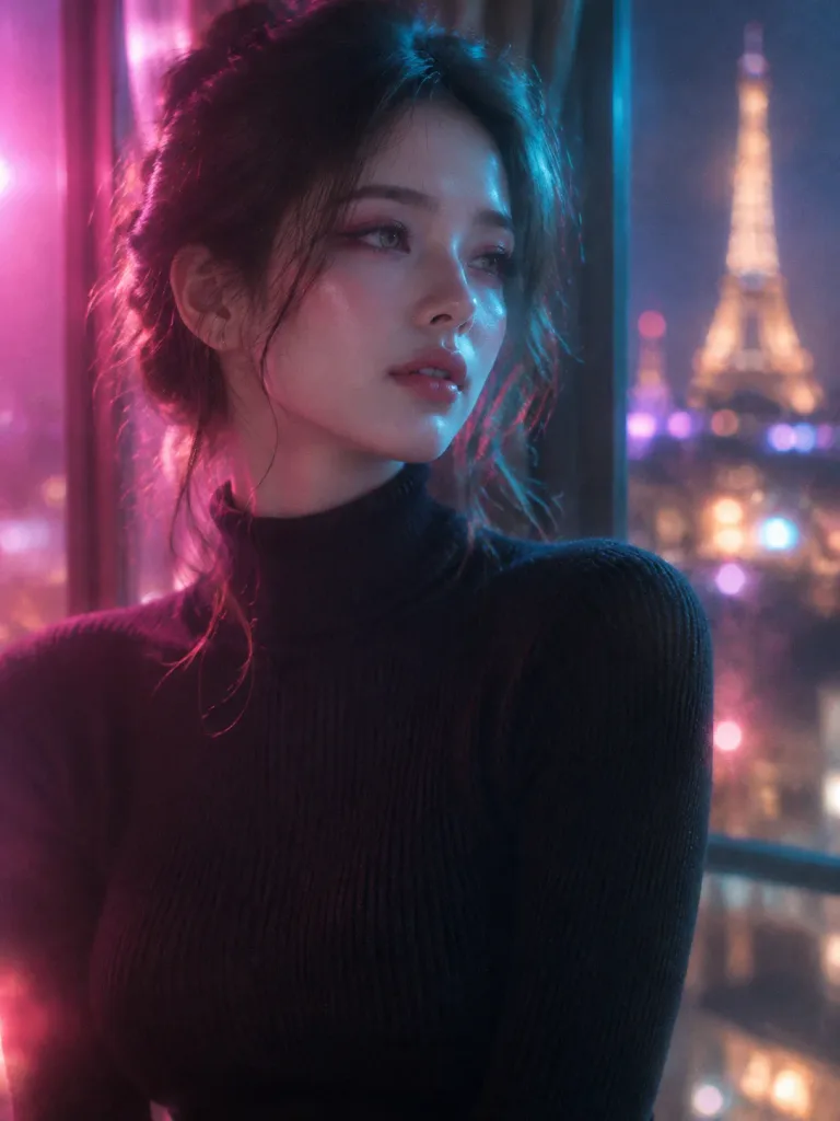 70mmフィルム風カラージェルポートレート