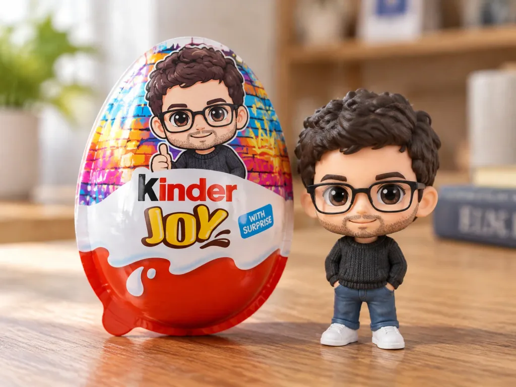 Персонализированный Kinder Joy с чиби-фигуркой