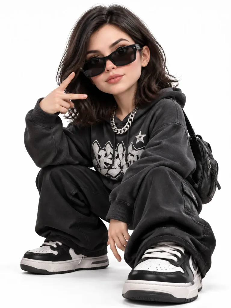 3D Cartoon Rap Streetwear Character