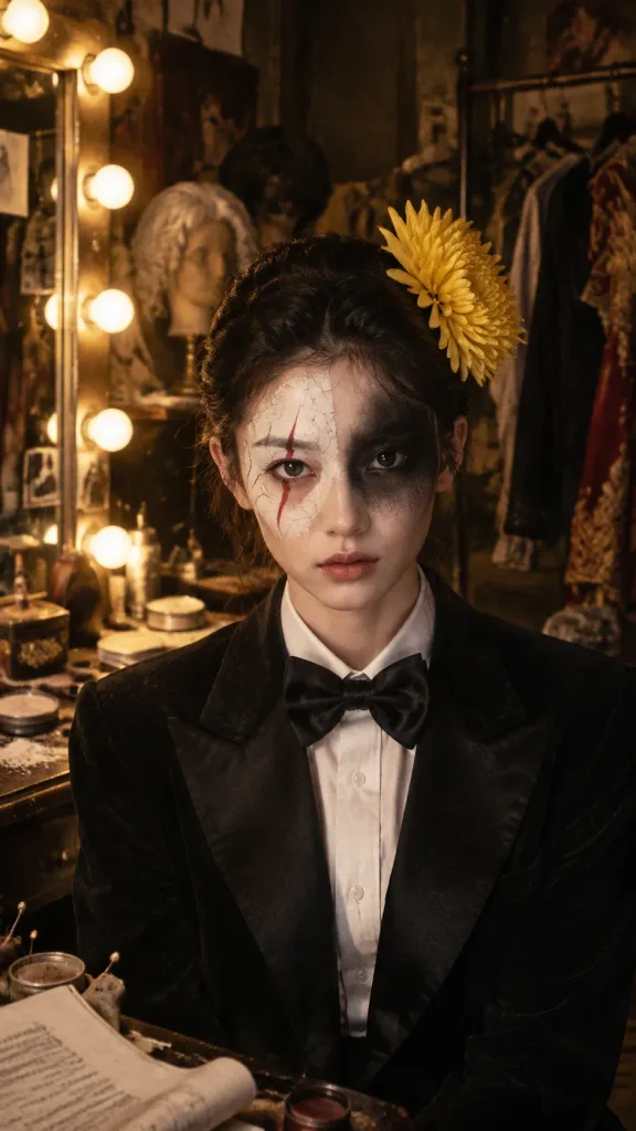 ภาพพอร์ตเทรตแฟชั่นแนวเซอร์เรียลหลังเวที