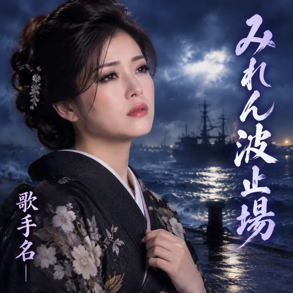 本格演歌CDジャケットデザイン