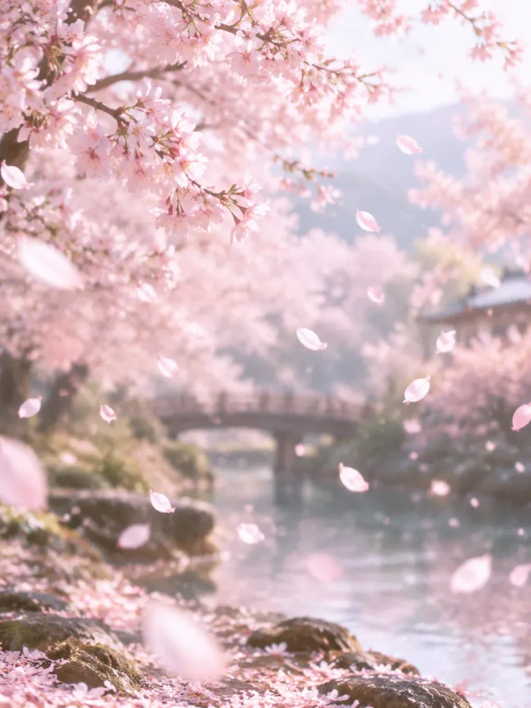 夢幻の春に降る桜の雨