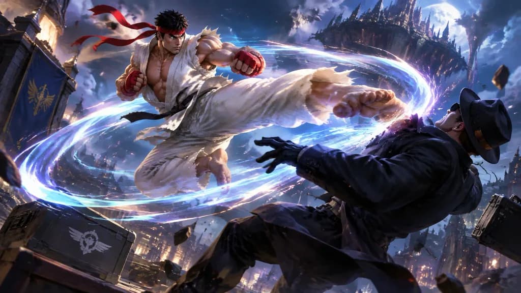 Fantasy Battle Against a Spy