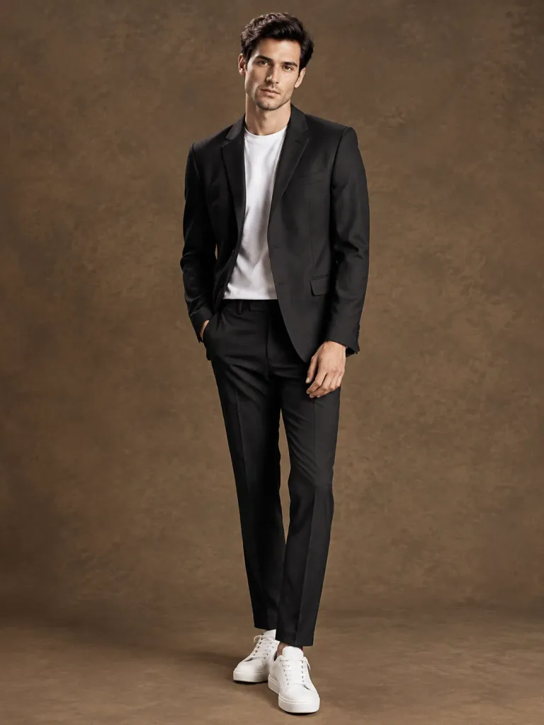 Modern Minimalist Studio Fashion Portrait