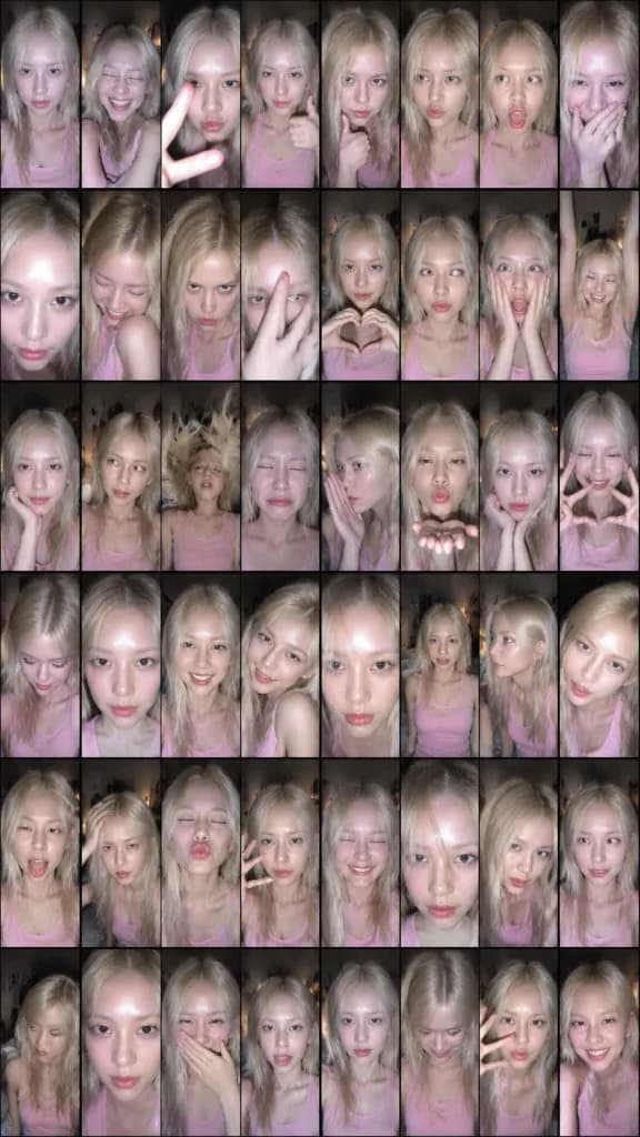 Retro Webcam Solo Contact Sheet