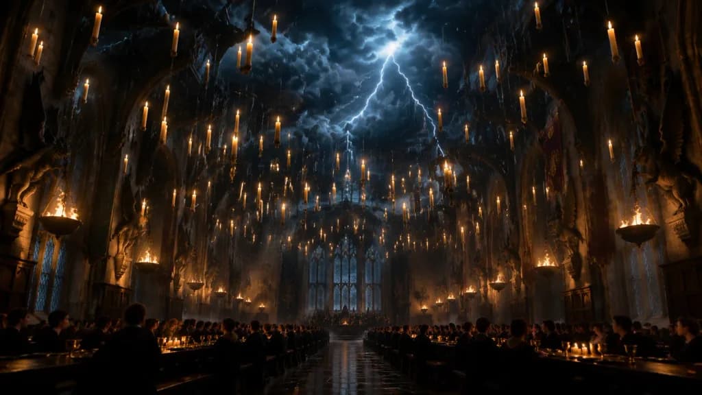 Hogwarts Great Hall Thunderstorm