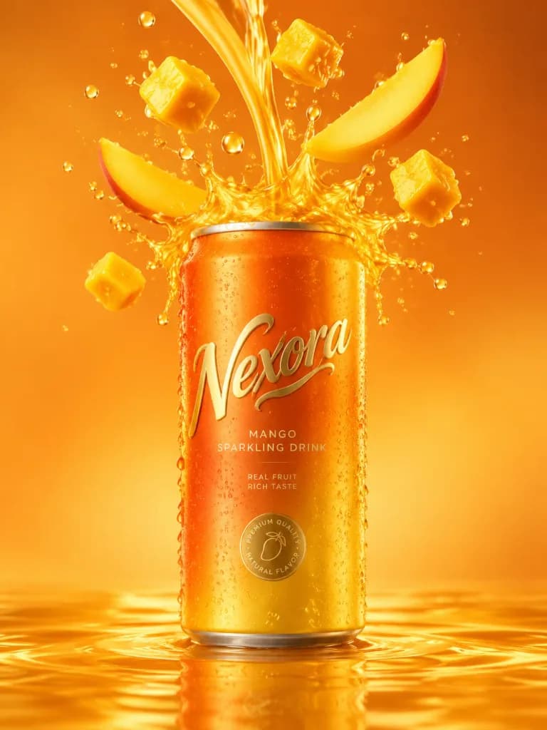 Luxury Chilled Beverage Can Commercial Shot