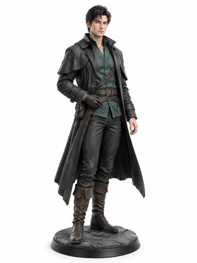 Hyper-Realistic 3D Collectible Figurine Render