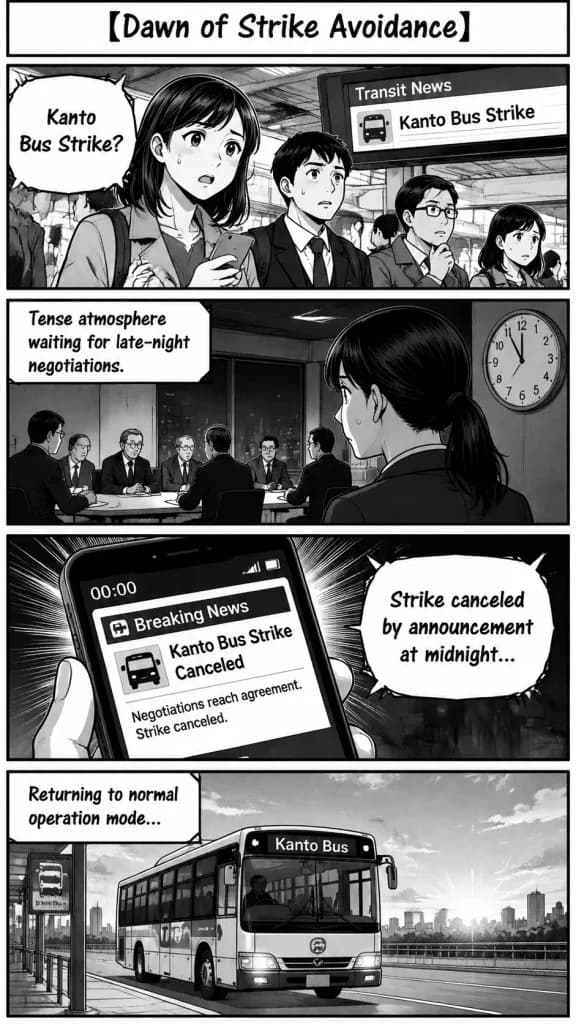 파업 철회 4컷 만화