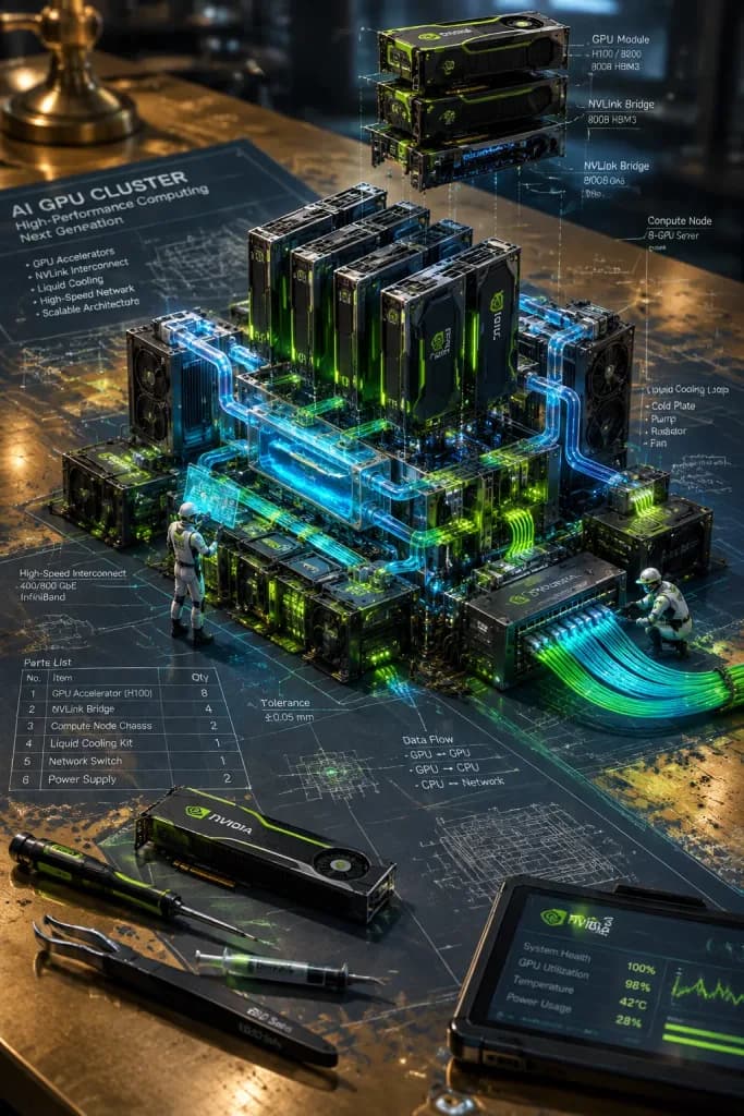 Self-Assembling AI GPU Cluster Blueprint