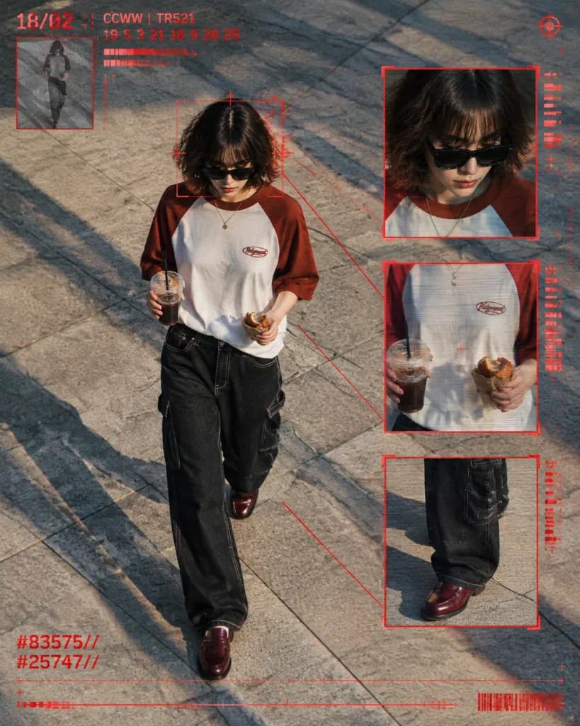 Cyber-Grunge CCTV Fashion Editorial