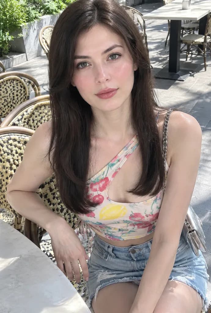 Korean Glass Skin Cafe Portrait