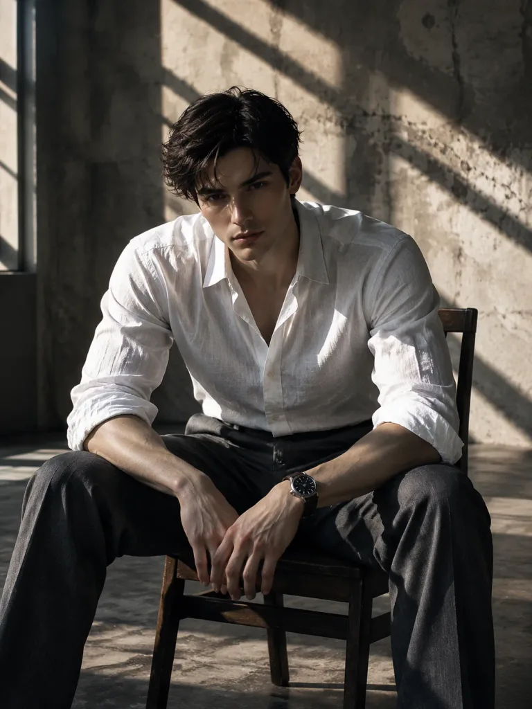 Industrial Studio Men's Fashion Portrait