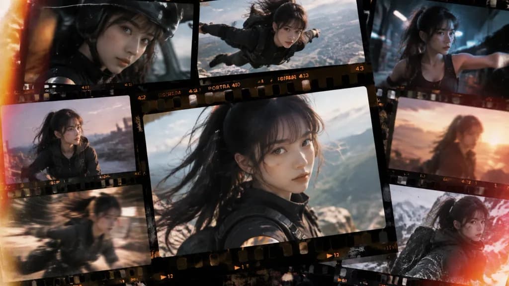 Cinematic Film Roll Memory Archive