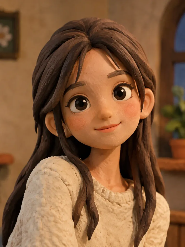 Stop-Motion Claymation Character Portrait