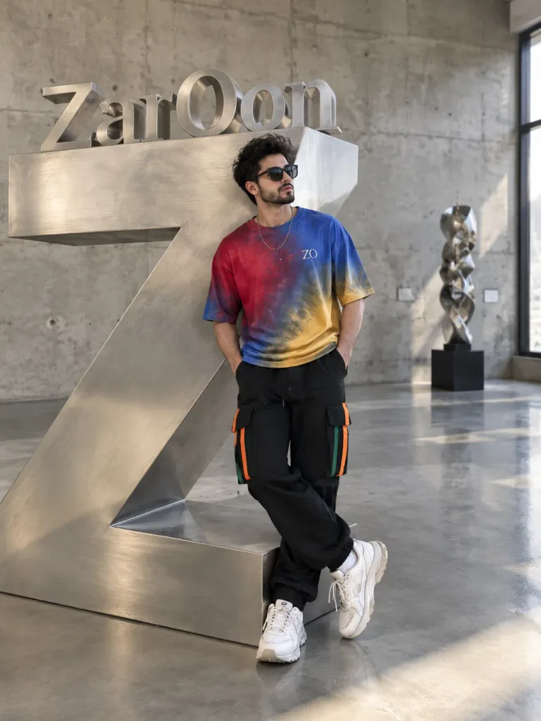 Streetwear Lookbook in Brutalist Gallery