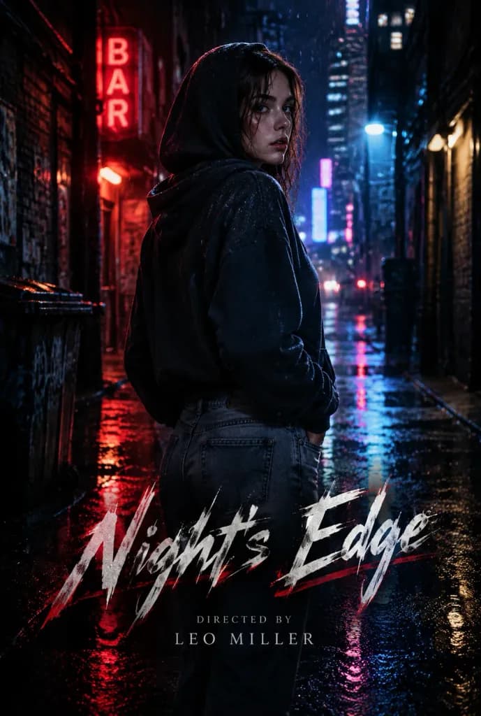 Neo-Noir Thriller Movie Poster