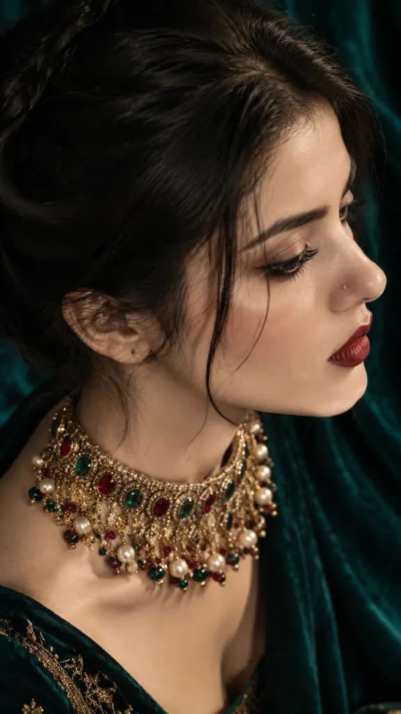 Jewelry Fashion Editorial Portrait