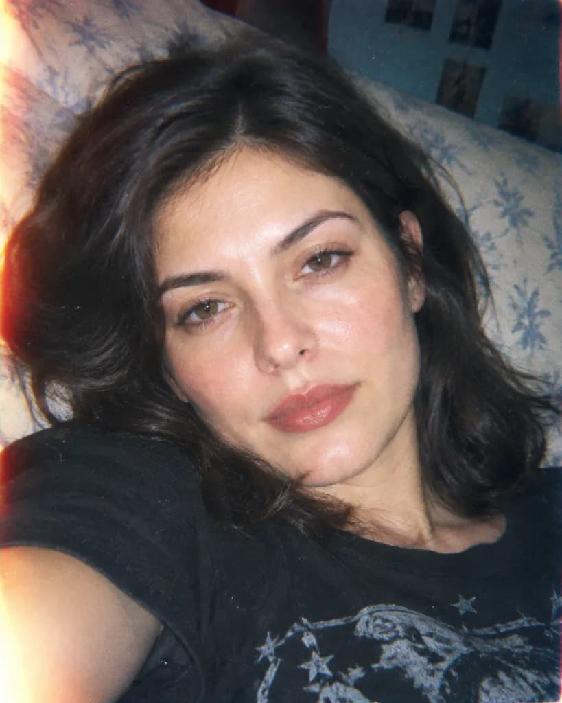 Y2K Flash Disposable Camera Portrait