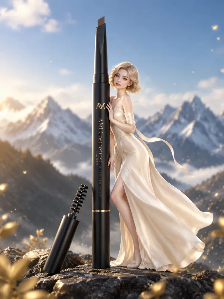 3D Eyebrow Pencil Cosmetic Advertisement
