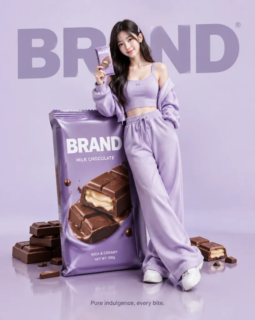 Minimalist Studio Luxury Dessert Ad