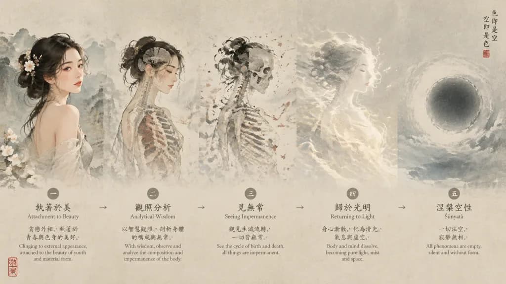 Buddhist Deconstruction from Beauty to Emptiness