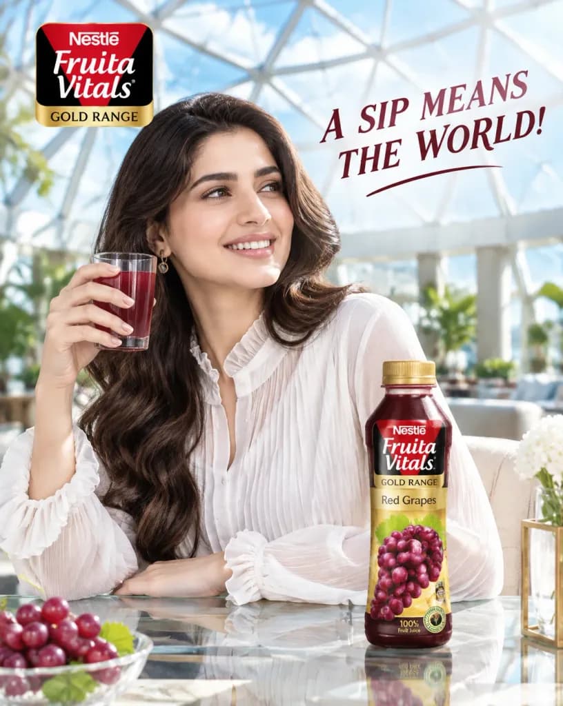 Iklan Komersial Jus Anggur Mewah
