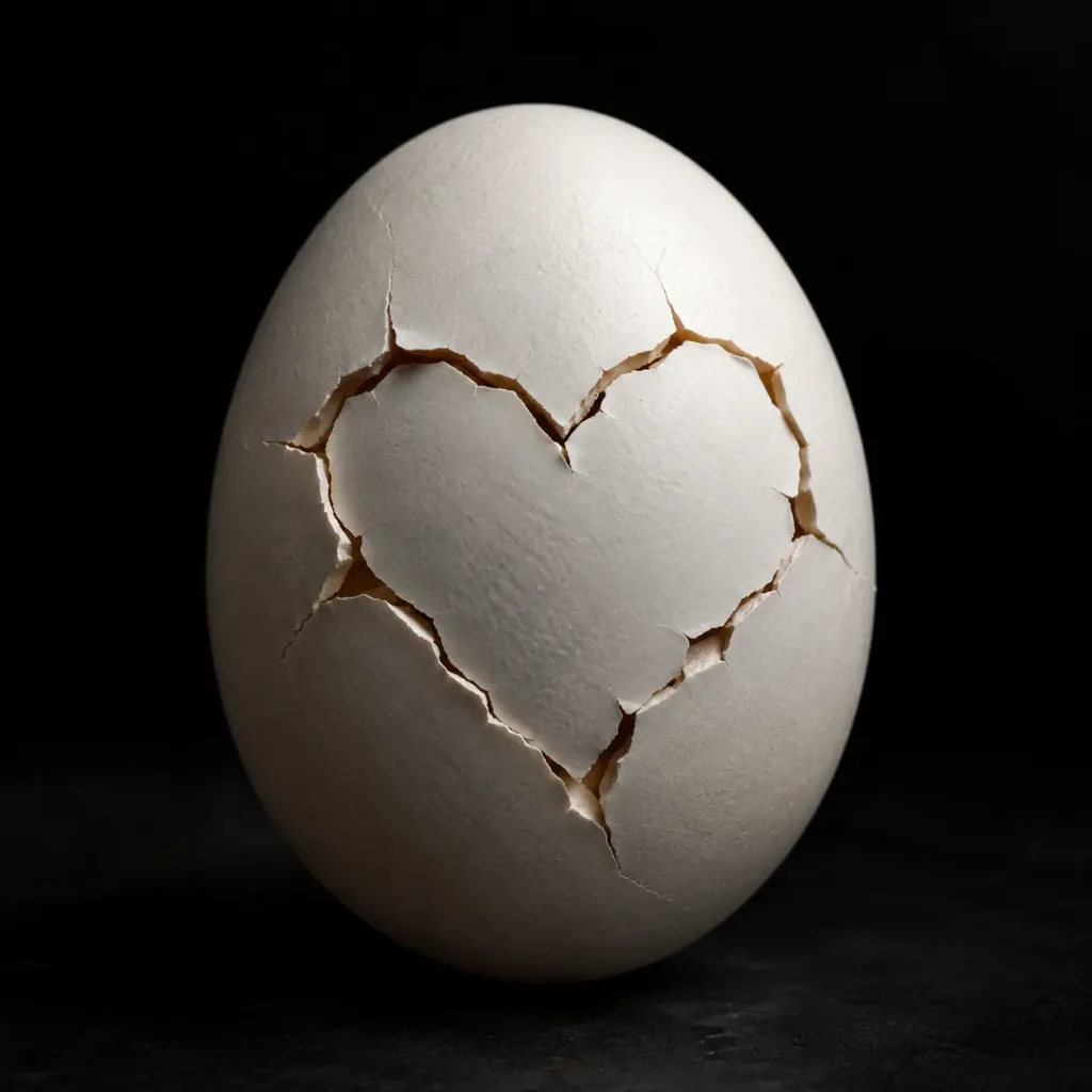 Cracked Eggshell Outline