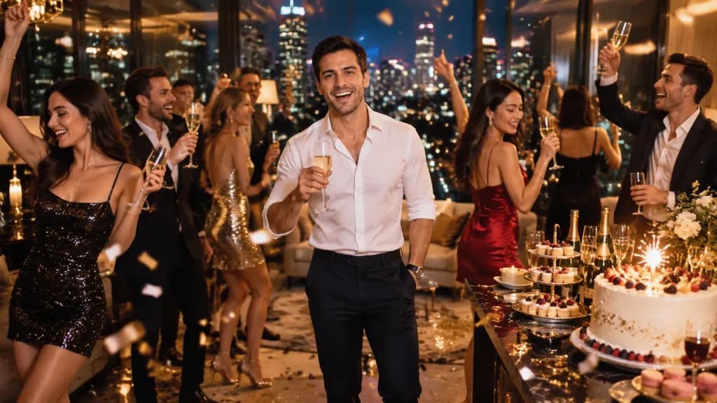 Luxury Penthouse Celebration Party