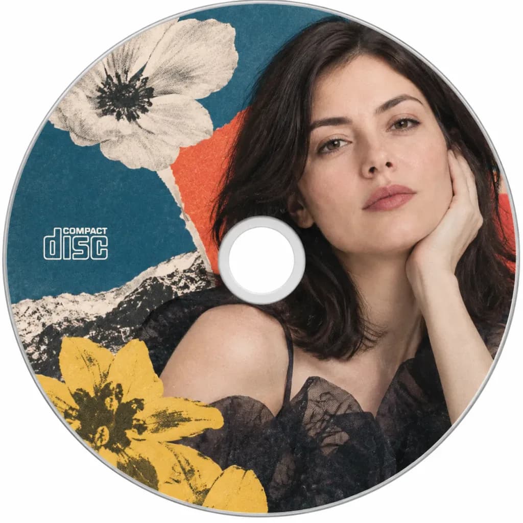 Avant-Garde Collage CD Disc Print