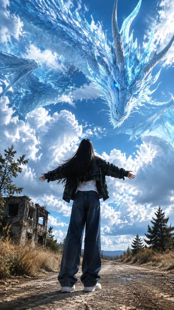 Naga Langit di Atas Pengelana Jalan Tanah