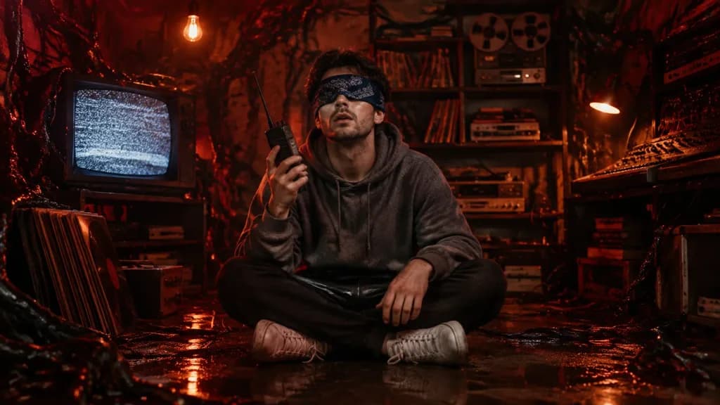 Retro Sci-Fi Psychic Trance Portrait