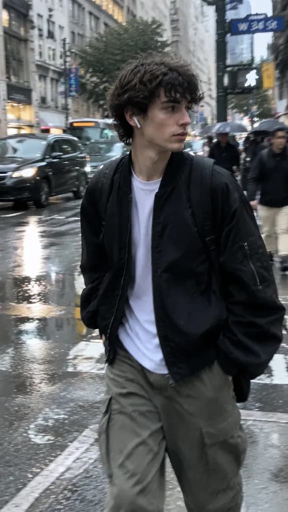 Candid Urban Streetwear Snapshot