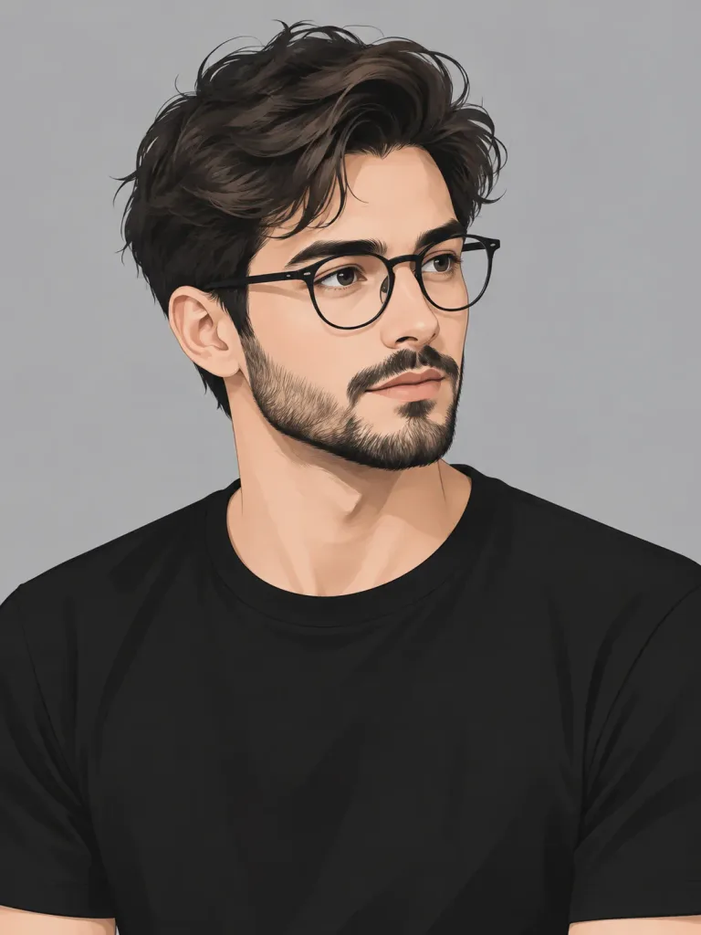 Modern Vector Style Character Portrait