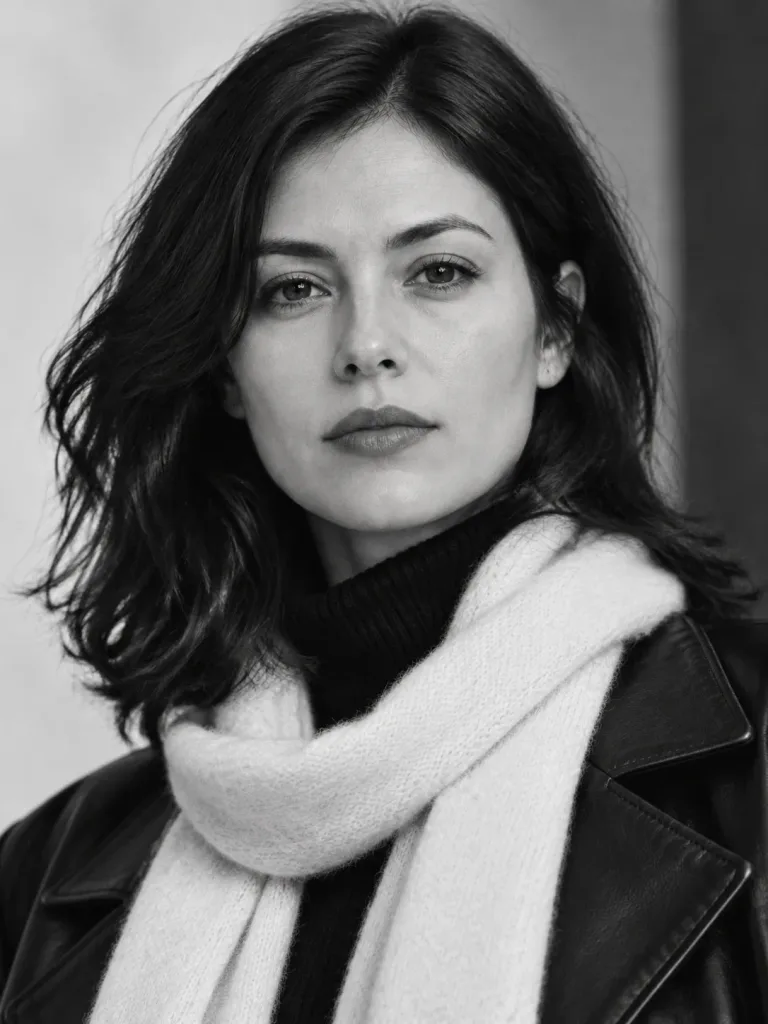 High-Contrast Editorial Vogue Portrait