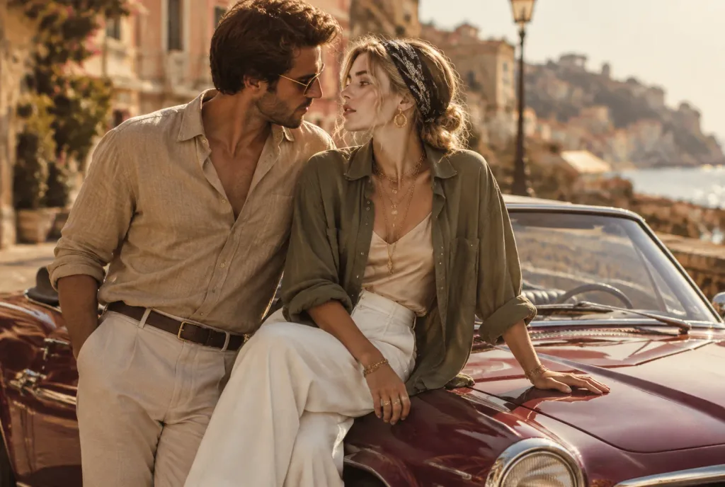 Retro European Road Trip Fashion Editorial