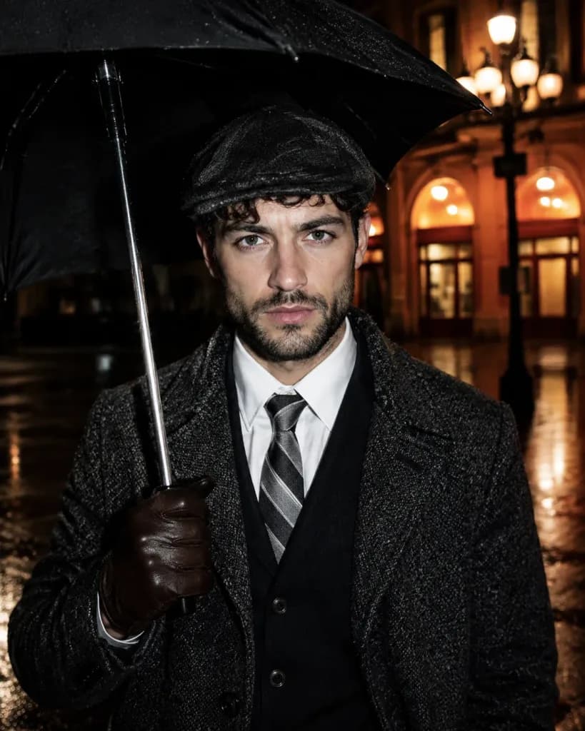 Cinematic Flash Street Portrait