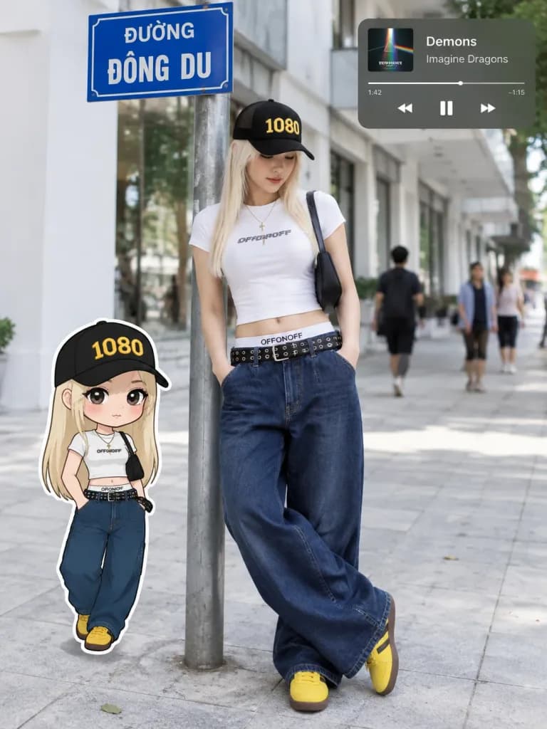 Chân Dung Phong Cách Đường Phố Kèm Avatar Chibi