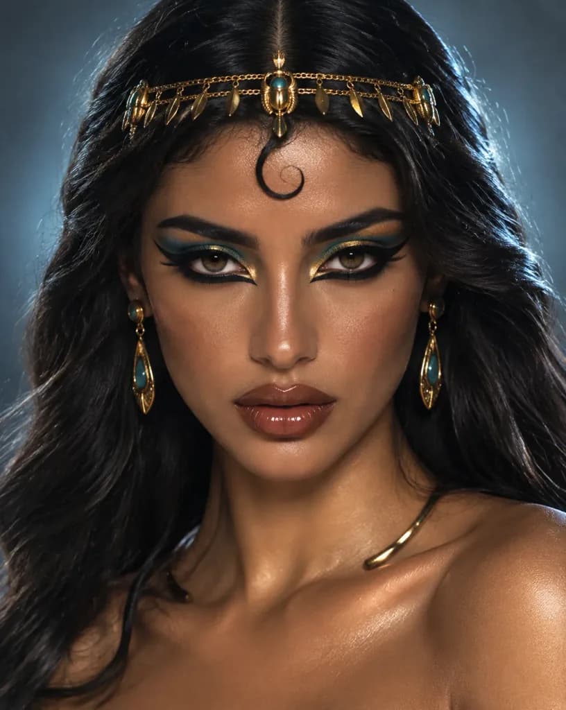 Modern Cleopatra Editorial Beauty Portrait