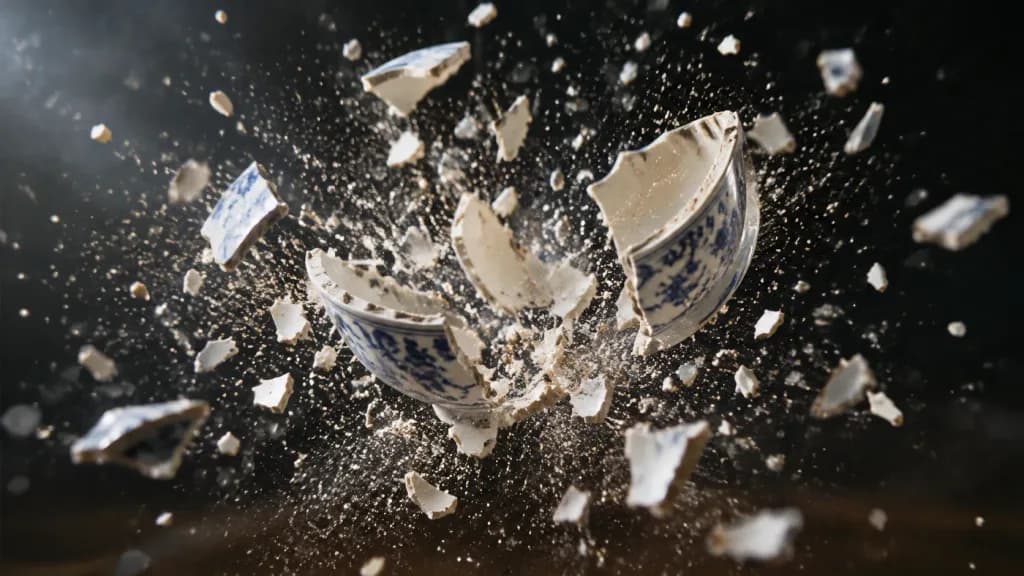高速空中爆炸定格