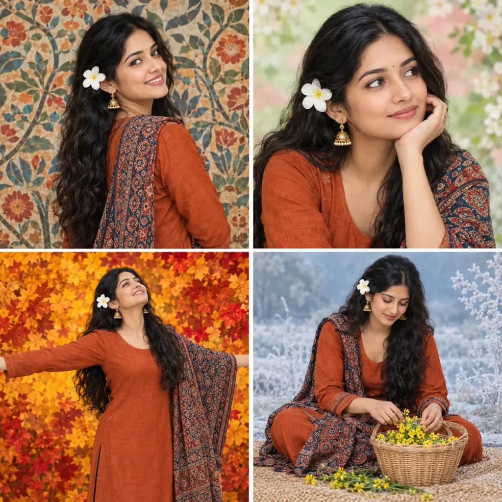 Four Seasons Portrait Collage